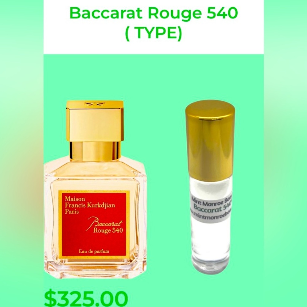 Baccarat Rouge 540 ( TYPE) Perfume Oil